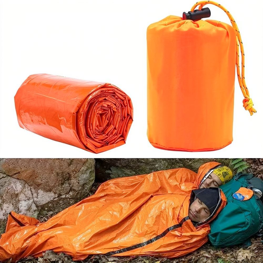 Survival Blanket Reflective - Портативный термоспальный мешок для экстренных ситуаций,