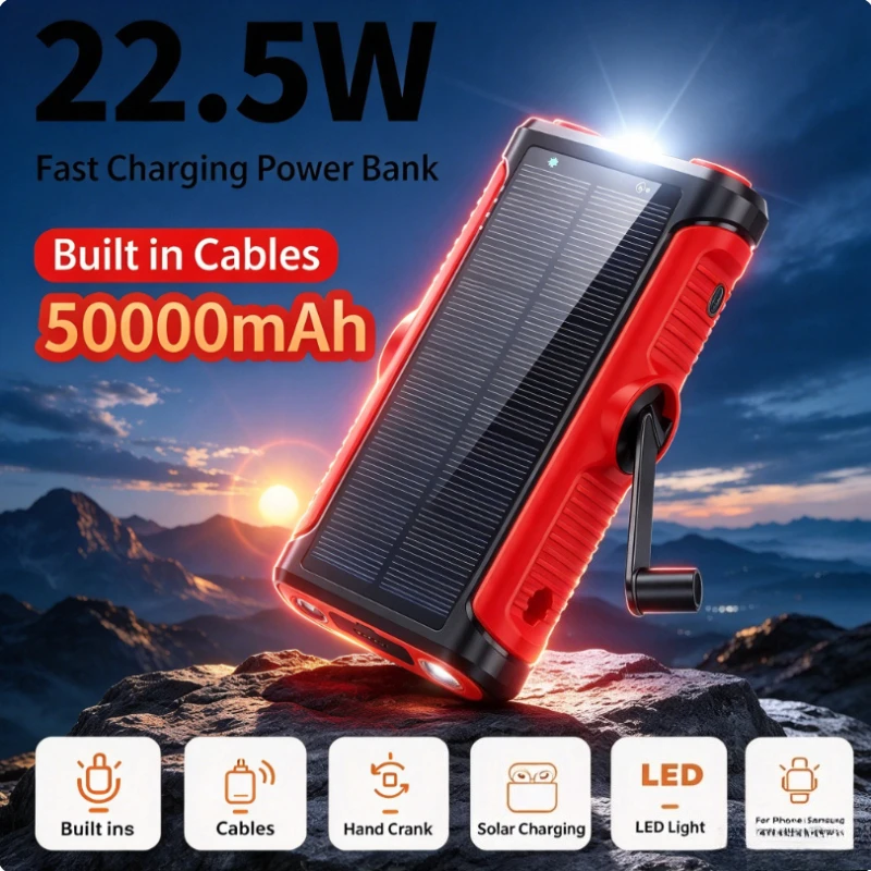 Солнечный аккумулятор 50000 мА – обзор и цена Solar Emergency Charger