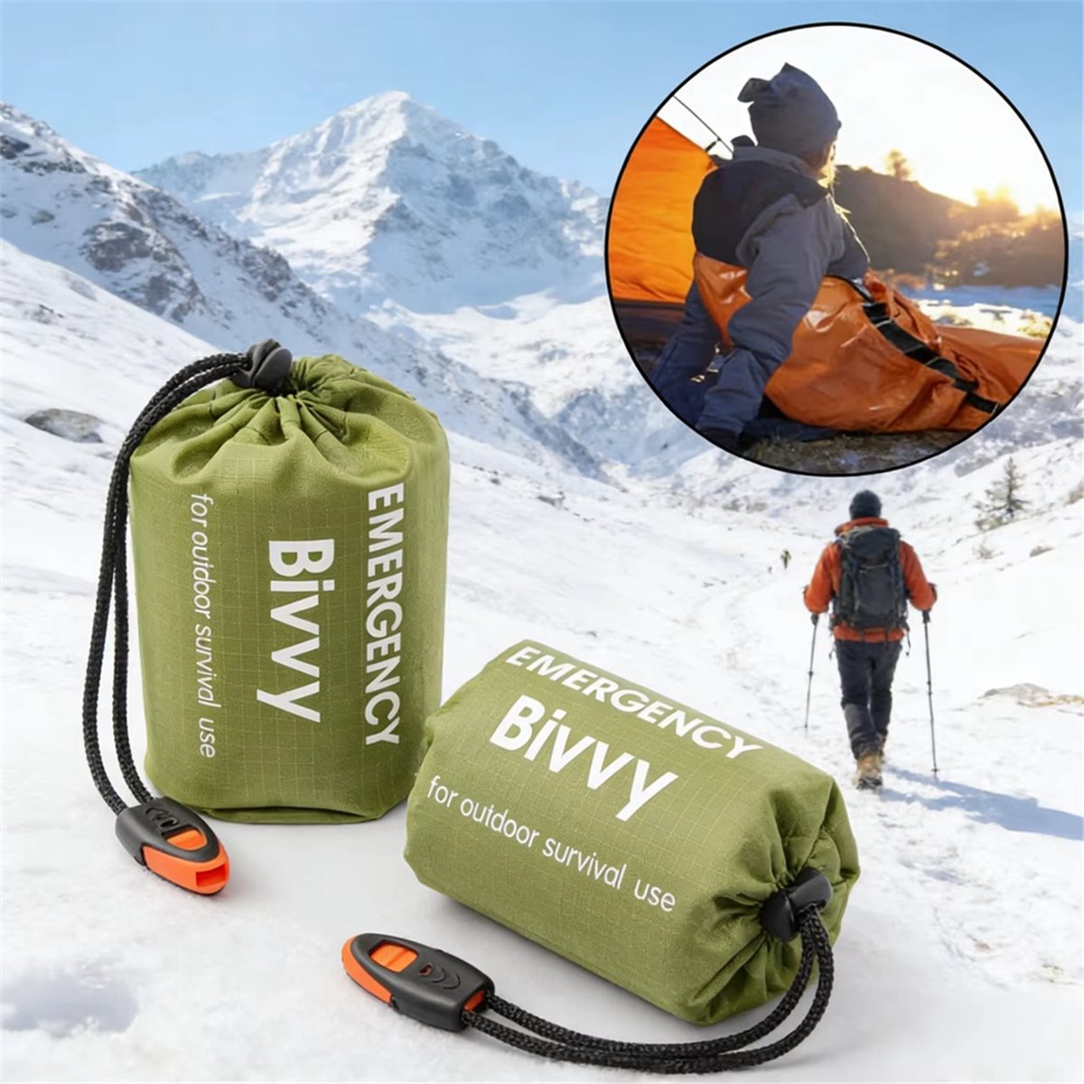 Аварийный спальный мешок, терм – обзор и цена Bivy Bag Emergency
