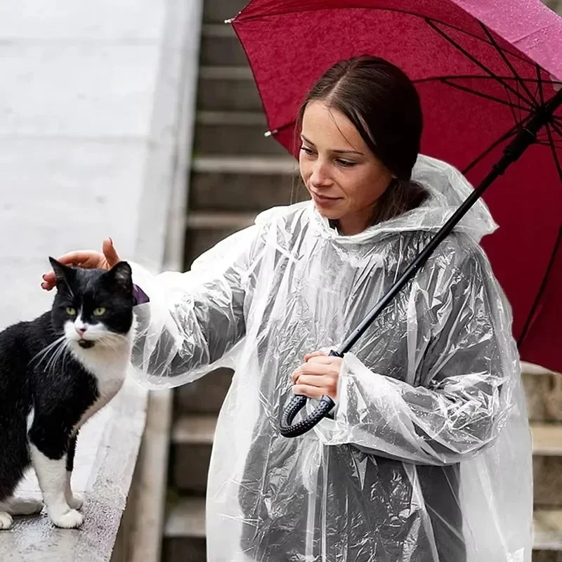 5/10 шт. Компактный одноразовы – обзор и цена Emergency Poncho Rain