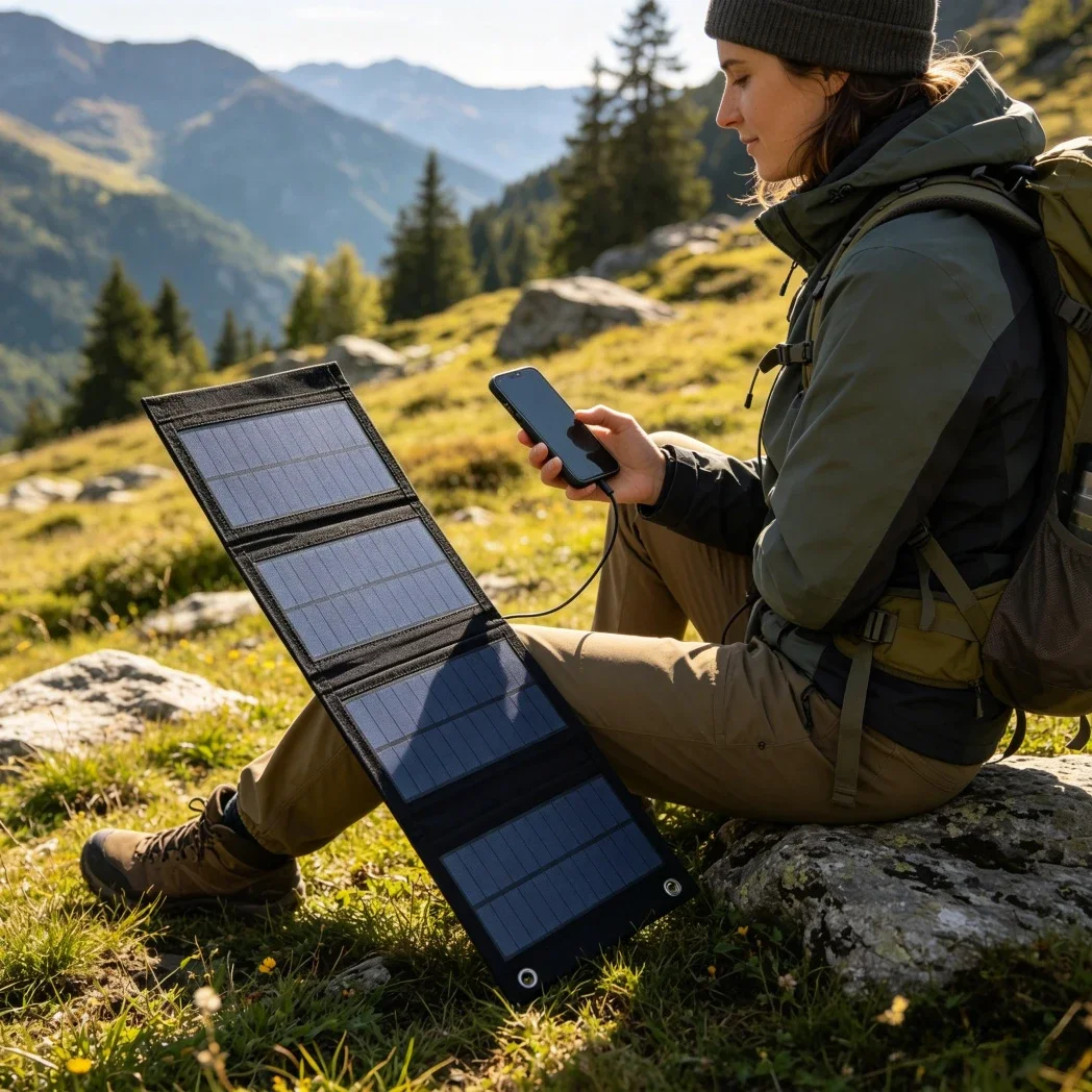 Складная солнечная панель-заря – обзор и цена Solar Emergency Charger